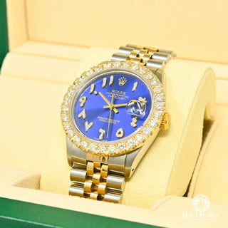 Rolex Datejust 36mm - Blue Arabic  - Gold 2 Tones