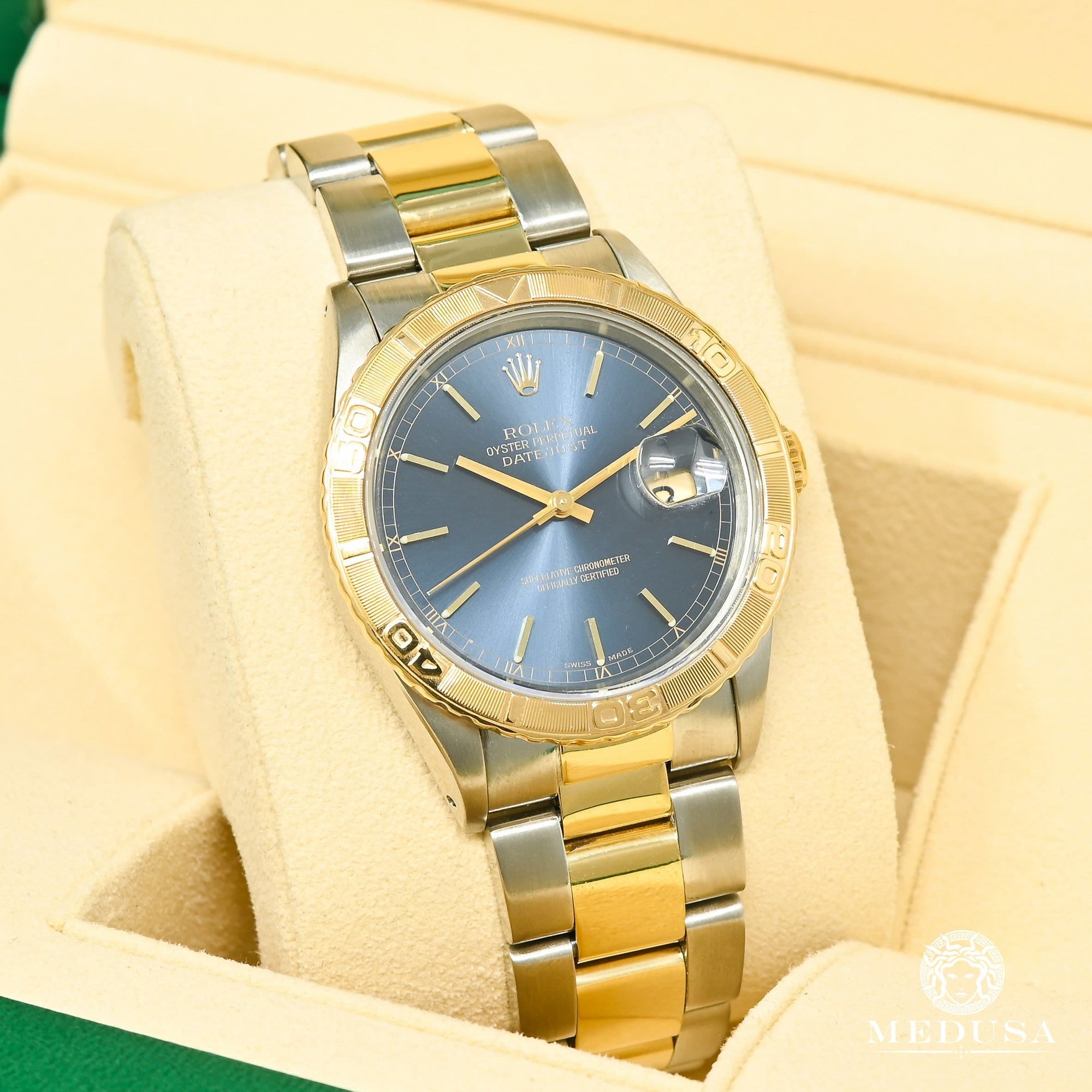 Montre Rolex | Montre Homme Rolex Datejust 36mm - Blue Thunderbird Or 2 Tons
