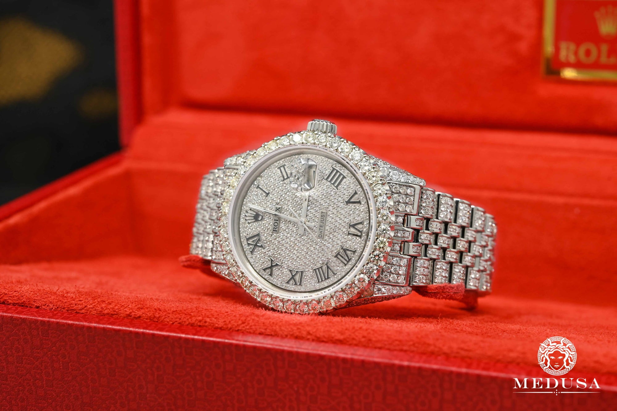 Montre Rolex | Montre Homme Rolex Datejust 36mm - Full Iced Jubilee Stainless