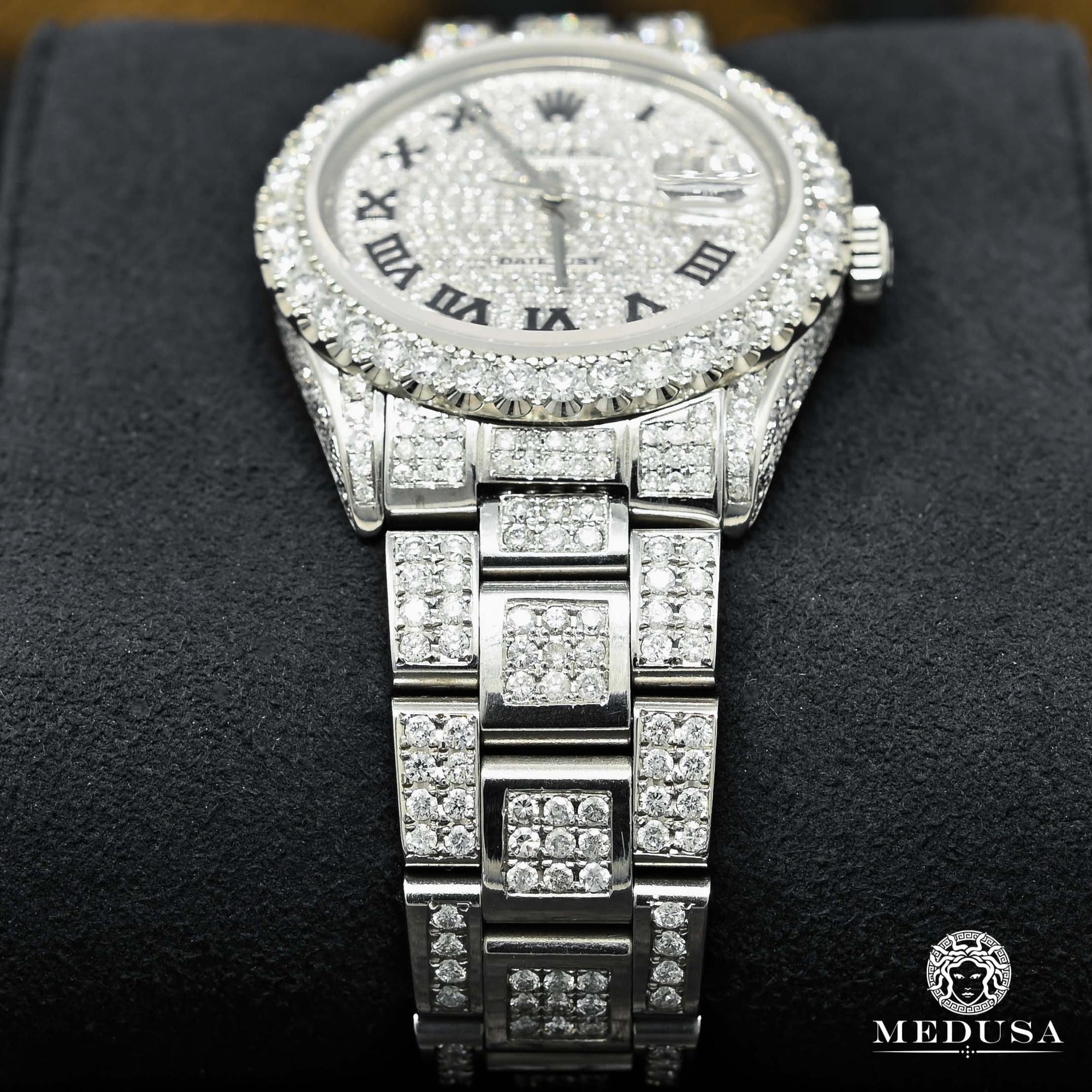 Montre Rolex | Montre Homme Rolex Datejust 36mm - Full Iced Oyster Stainless