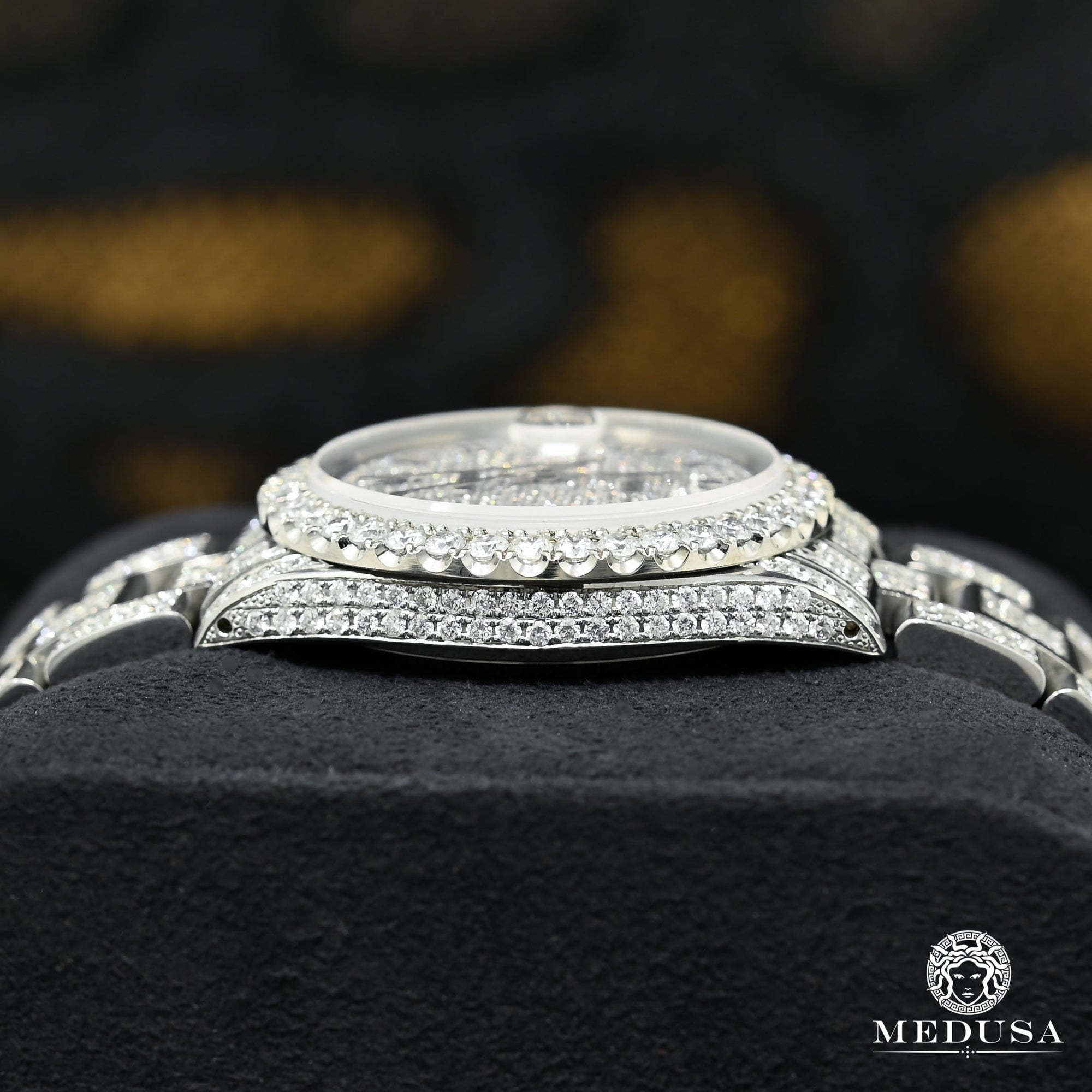 Montre Rolex | Montre Homme Rolex Datejust 36mm - Full Iced Oyster Stainless