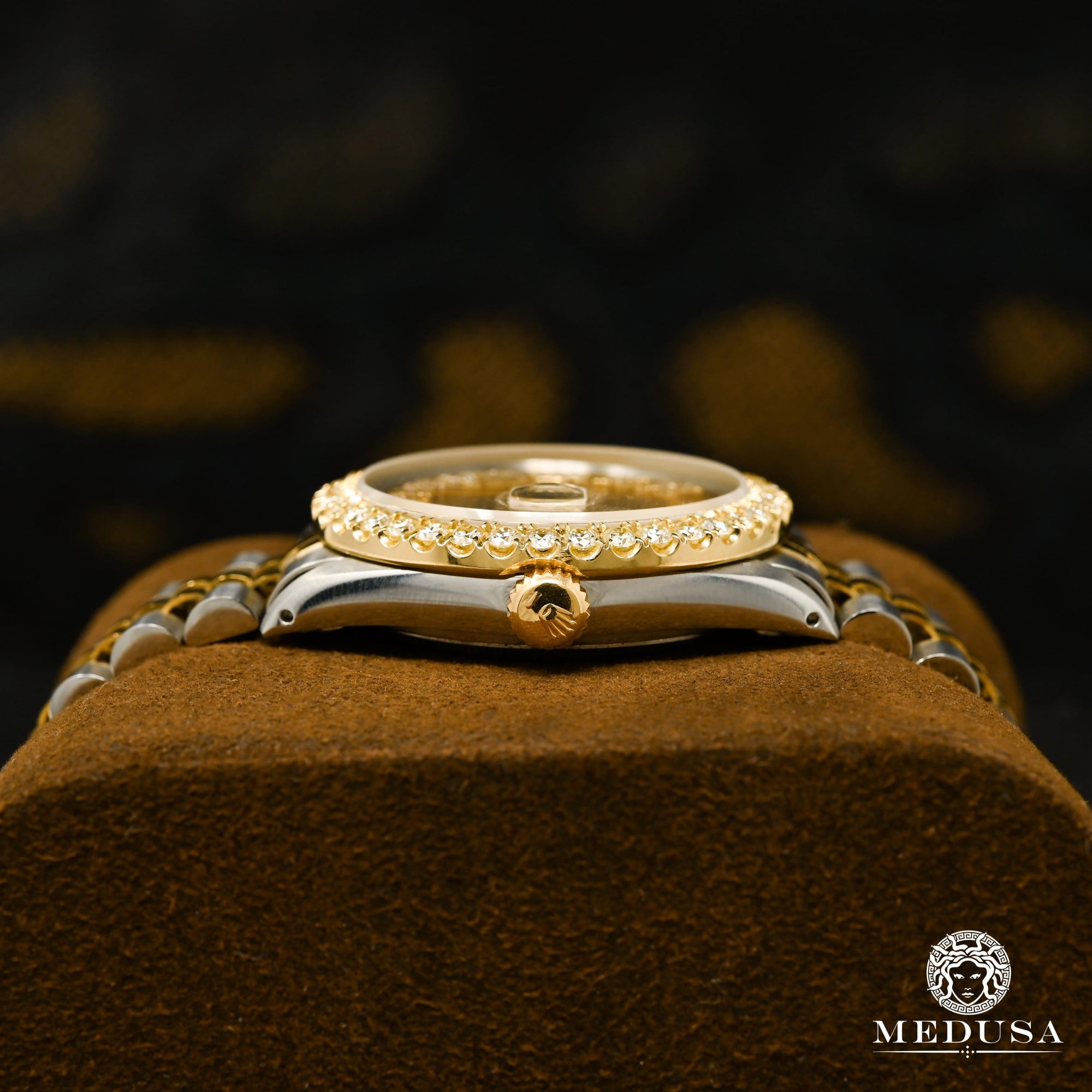 Montre Rolex | Montre Homme Rolex Datejust 36mm - Or Chiffre Romain Or 2 Tons