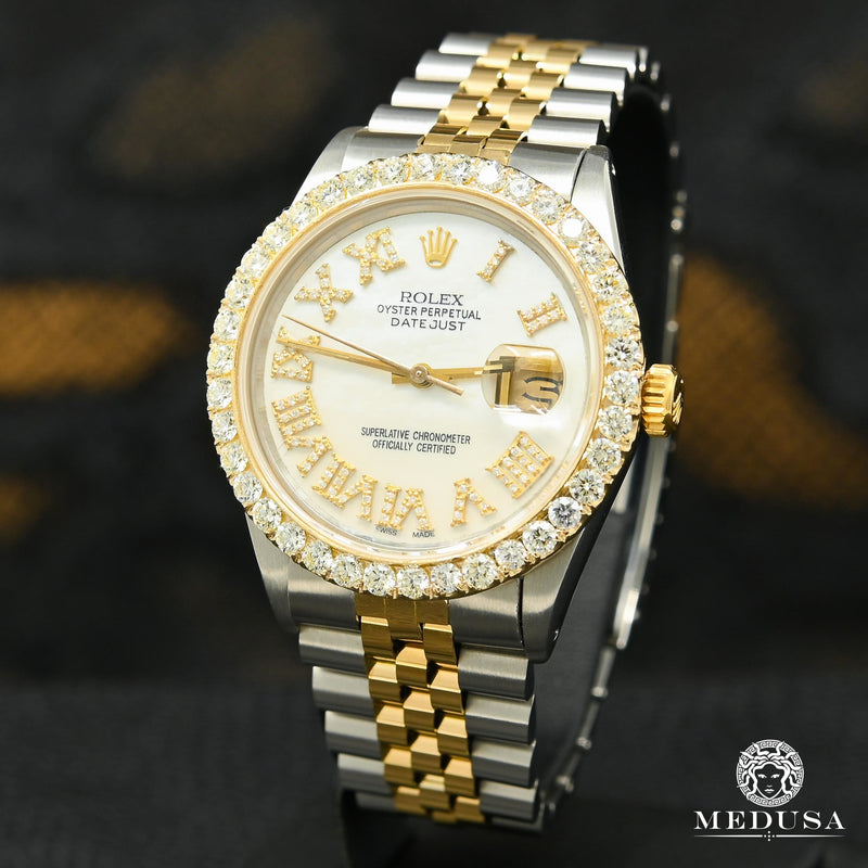 Rolex watch | Rolex Datejust 36mm Men&#39;s Watch - White &#39;&#39;Mother of Pearl&#39;&#39; Gold 2 Tones