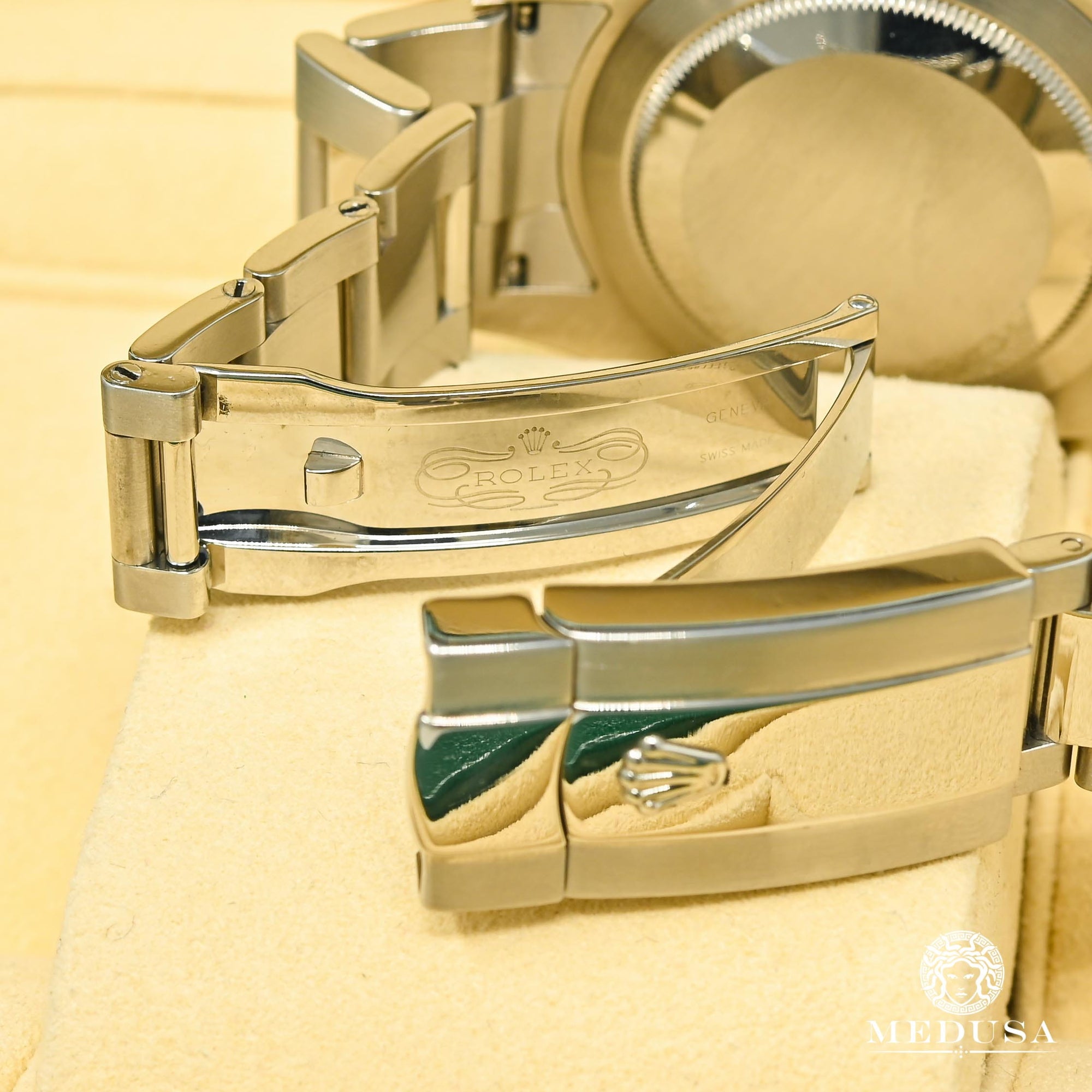 Montre Rolex | Montre Homme Rolex Datejust 41mm - Green Romain Iced Stainless