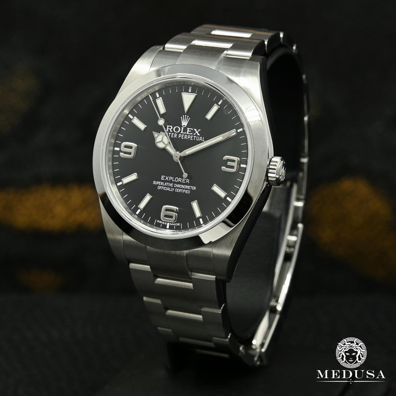 Rolex watch | Rolex Explorer 39mm Men&#39;s Watch - Black Stainless
