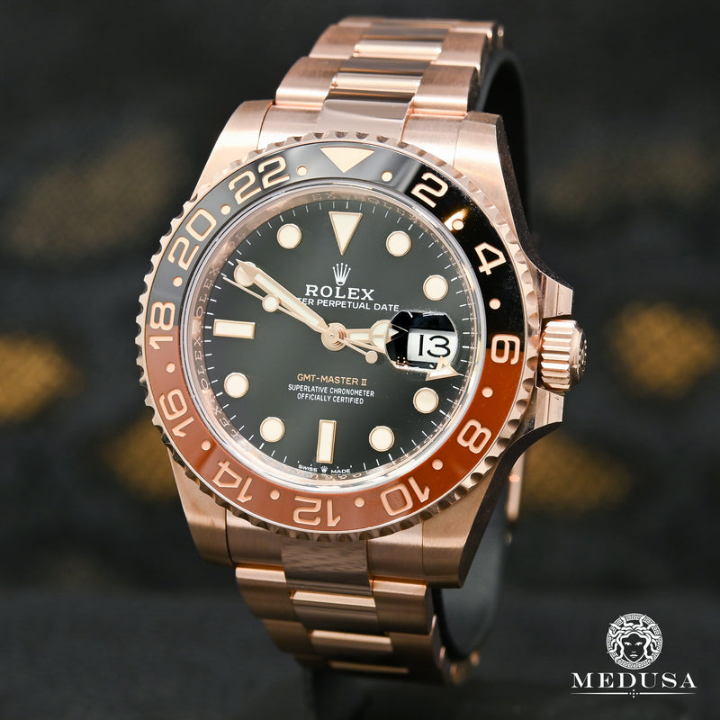 Rolex watch | Rolex GMT-Master II Men&#39;s Watch 40mm - Everose Rootbeer Rose Gold