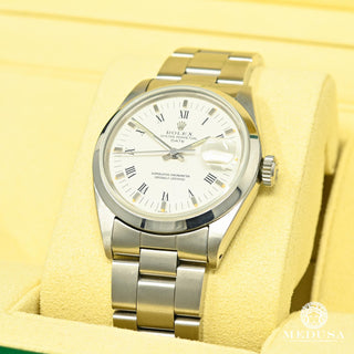 Rolex Oyster Perpetual Date 34mm - White  - Stainless