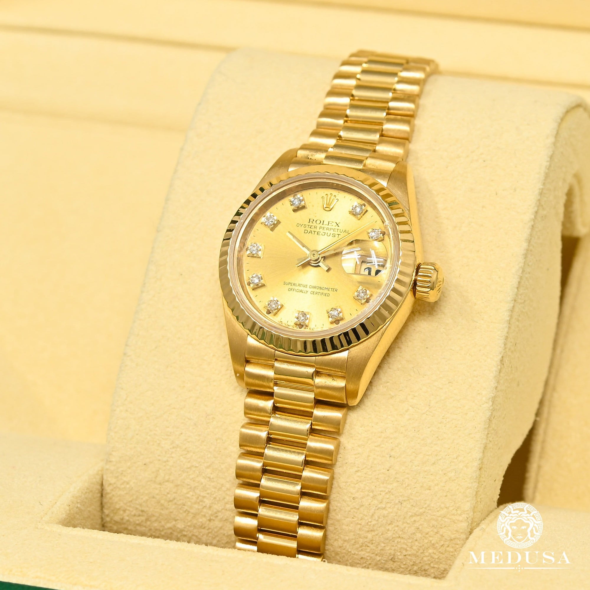Rolex Watch Rolex President Datejust 26mm Gold Women's Watch