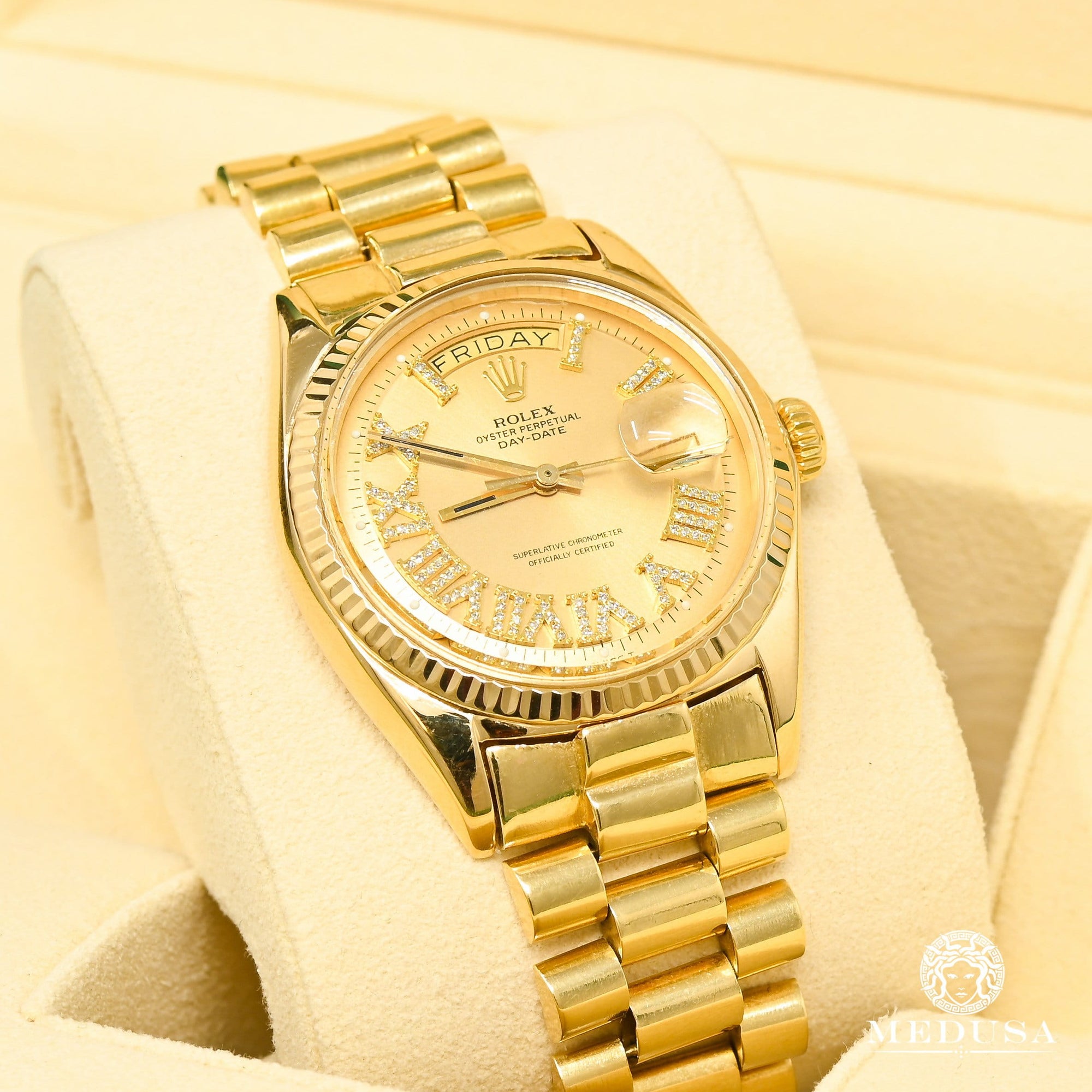 Montre Rolex | Montre Homme Rolex President Day-Date 36mm - Champagne Or Jaune
