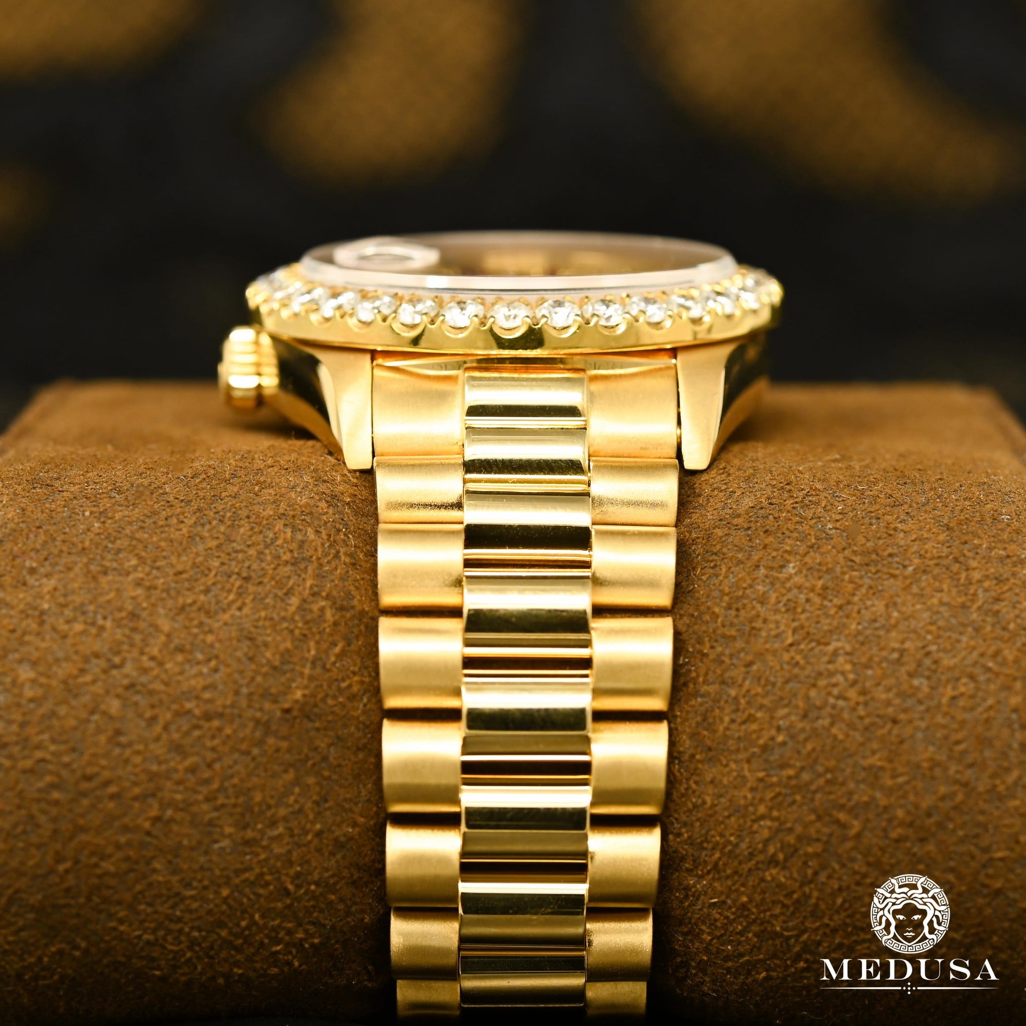 Montre Rolex | Montre Homme Rolex President Day-Date 36mm - Romain Rouge Romain / Or Jaune