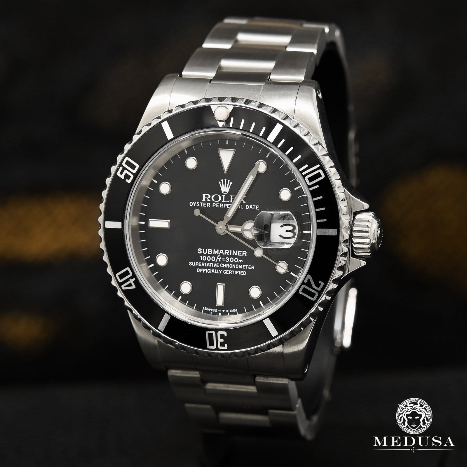 Montre Rolex | Montre Homme Rolex Submariner 40mm - Black Stainless