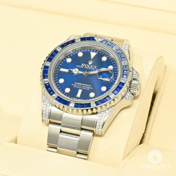 Montre Rolex | Rolex Submariner 40mm - Blue Diamond & Saphir