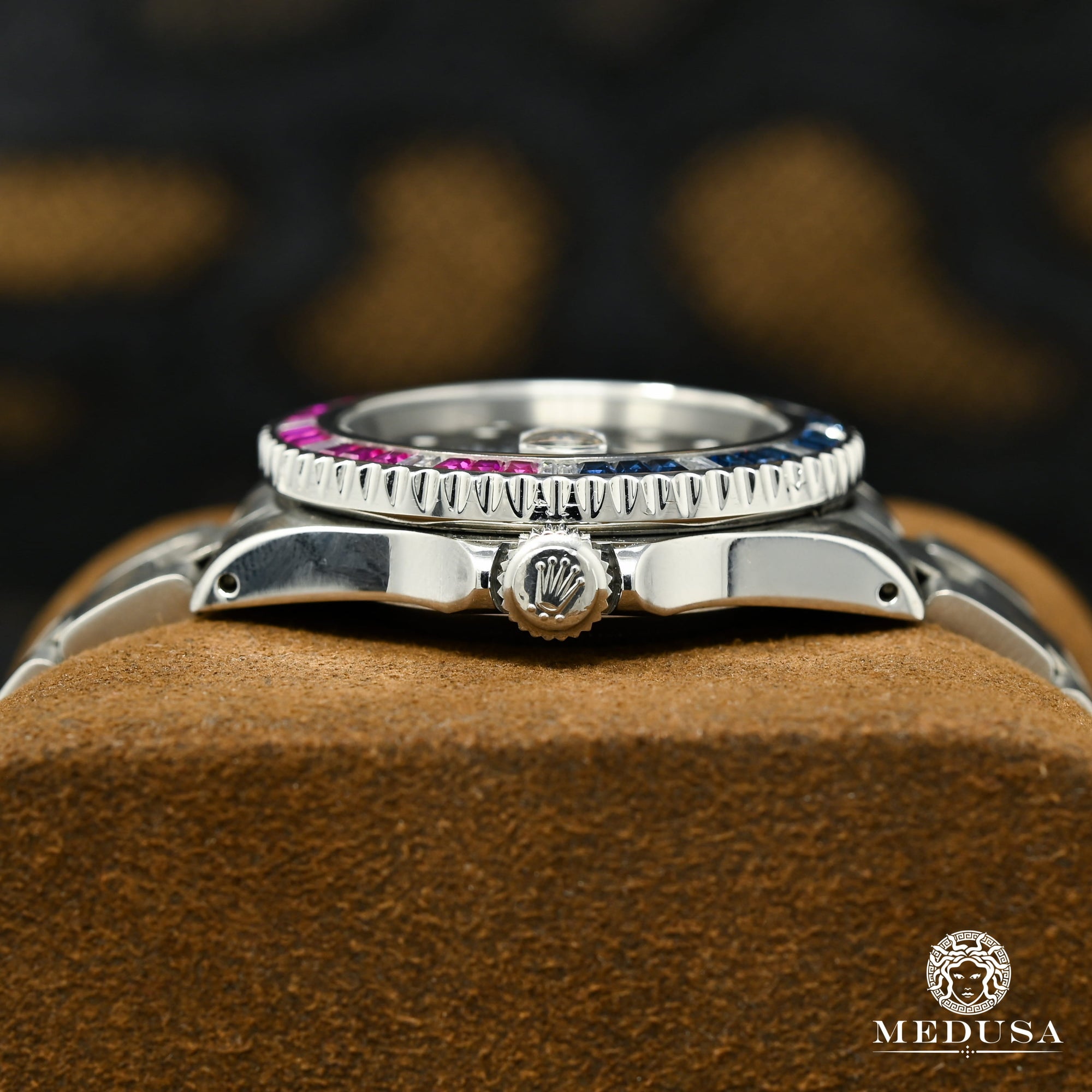 Montre Rolex | Montre Homme Rolex Submariner 40mm - Pepsi Saphir &amp; Ruby Stainless