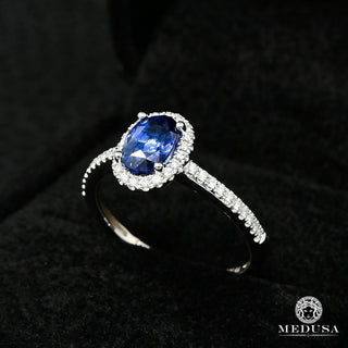 Saphir D1 - Diamant - Or Blanc