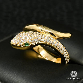 Snake F7  - Yellow Gold