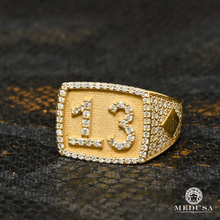 Square D16 - Diamant - 10K / 2.00CT / Or Jaune