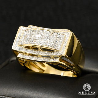 Square D21 - Diamond  - 80PT / Yellow Gold