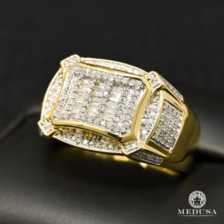 Cuadrado D9 - Diamante - 1,00 u. / Oro amarillo
