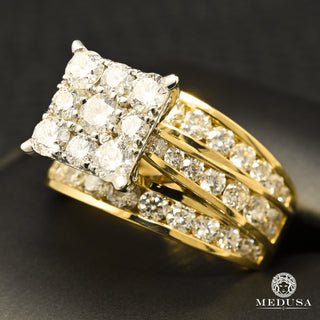 Square F4 - Diamond  - 3.25CT / Yellow Gold