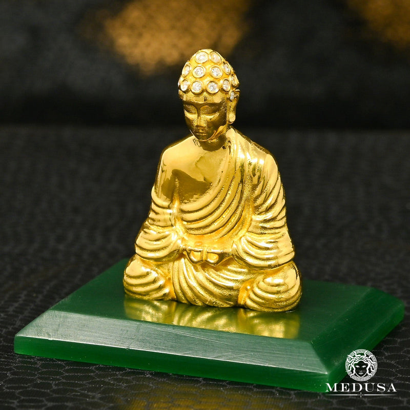 PAMP Fortuna | Various Buddha Status Pendant in 24K &amp; Diamond Yellow Gold