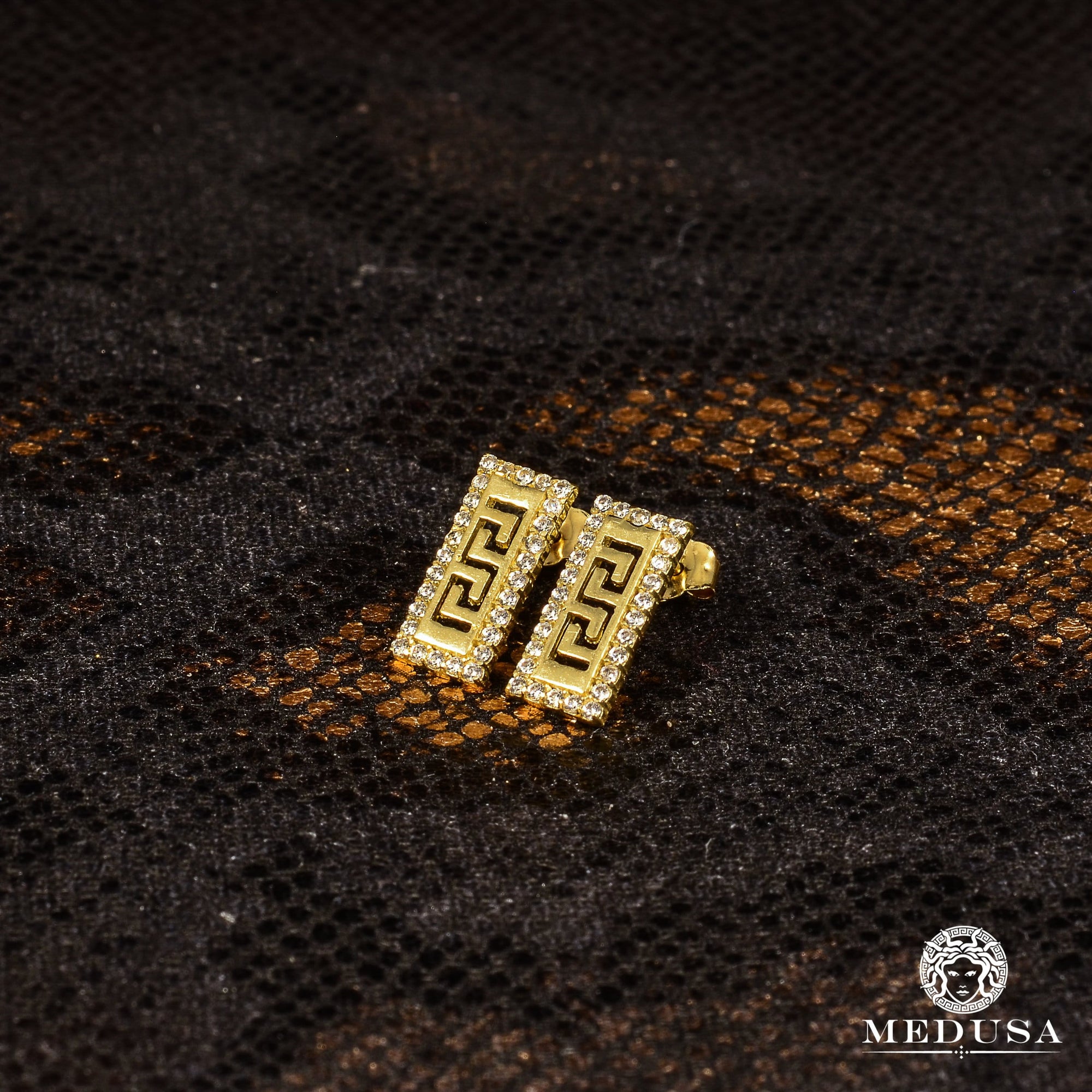 Studs en Or 10K | Boucles d’Oreilles Sticky F2 Or Jaune