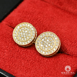 Studs D15 - MR0013  - Yellow Gold
