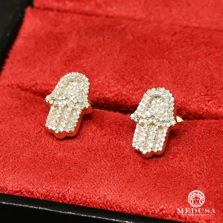 Studs D24 - Khamsa - Or Jaune